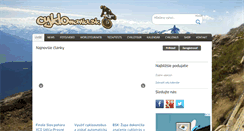 Desktop Screenshot of cyklomania.sk